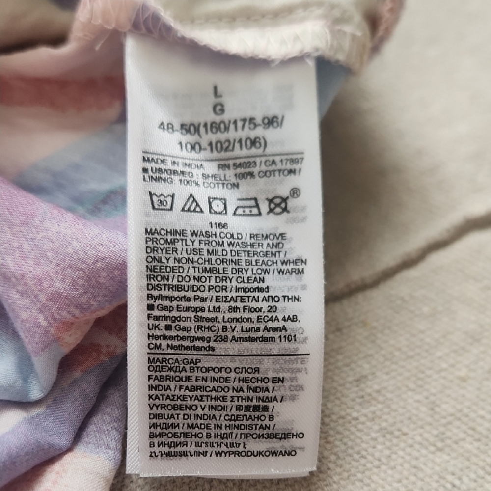 GAP Women's Multicolor Maxi Dress - Picture 6 of 6